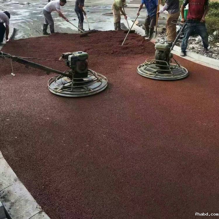 黄埔茅岗南路兰色透水沥青 黄埔茅岗南路兰色透水沥青