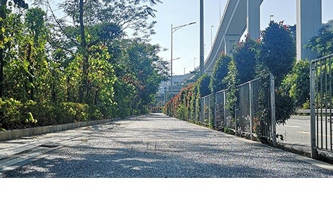 惠州合生榆景湾冷拌沥青工程项目